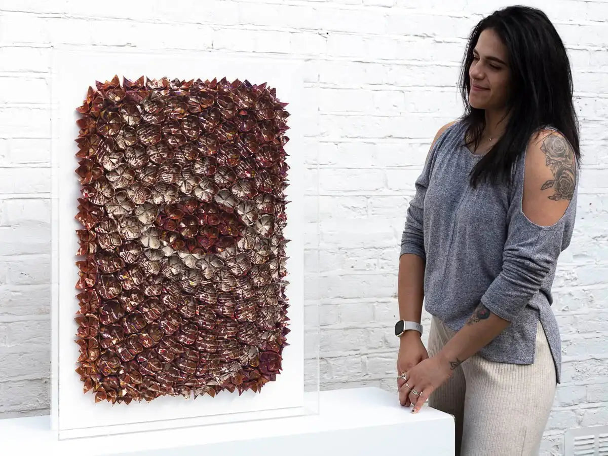 Summer Cyclone - Original - SOLD by artist Tristan Hibberd - Wyecliffe Galleries