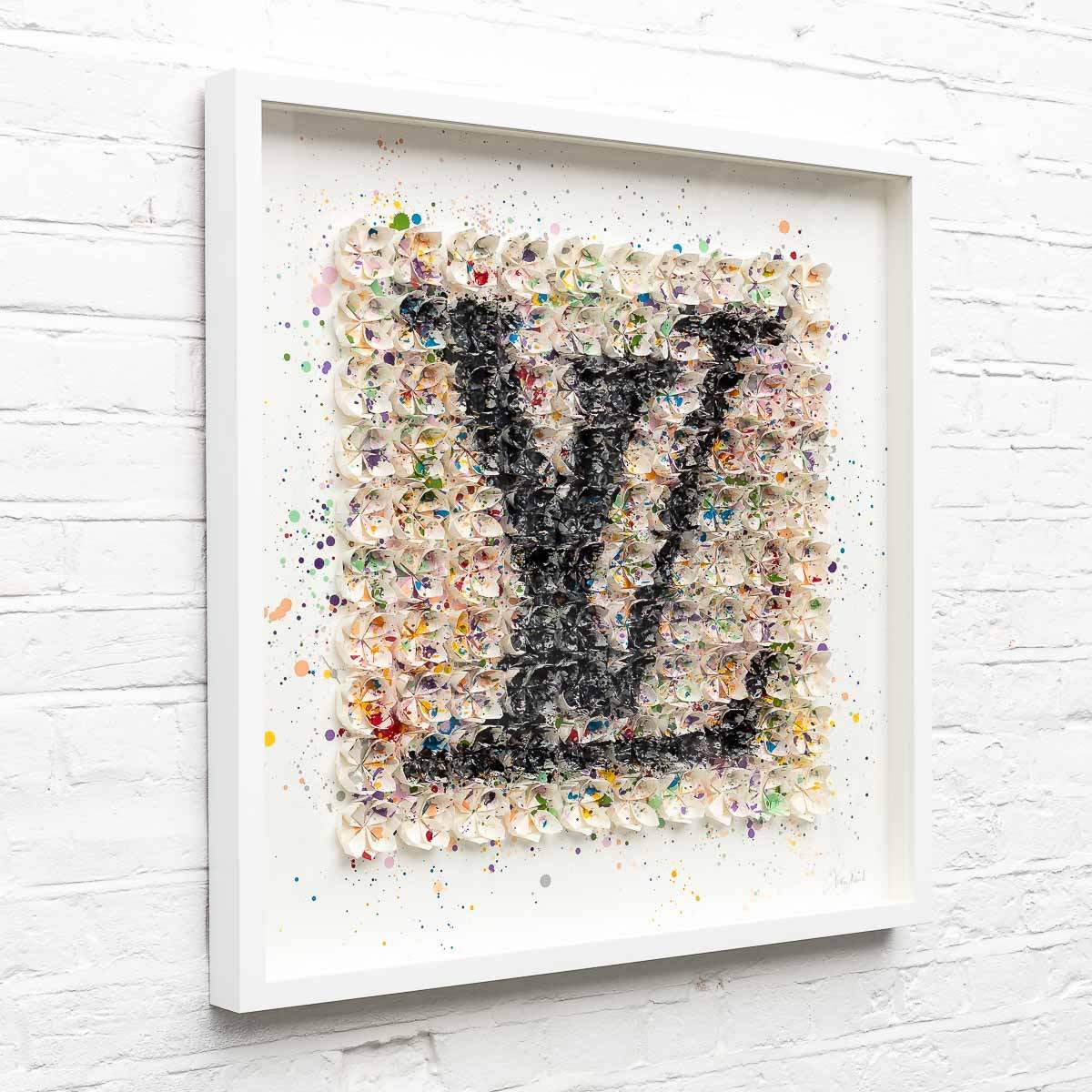 Vuitton X Lotus - Original - SOLD by artist Tristan Hibberd - Wyecliffe Galleries