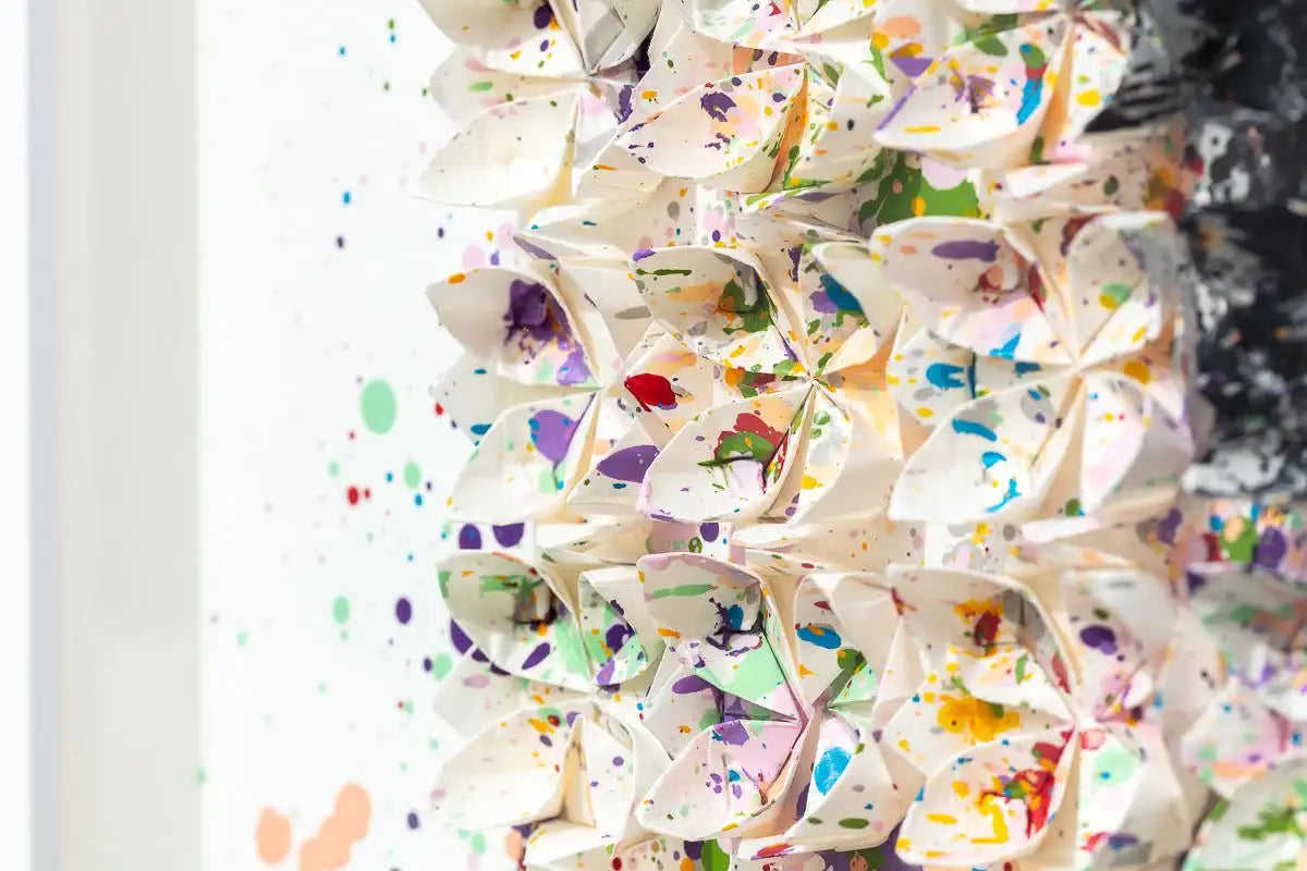 Vuitton X Lotus - Original - SOLD by artist Tristan Hibberd - Wyecliffe Galleries