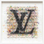 Vuitton X Lotus - Original - SOLD by artist Tristan Hibberd - Wyecliffe Galleries