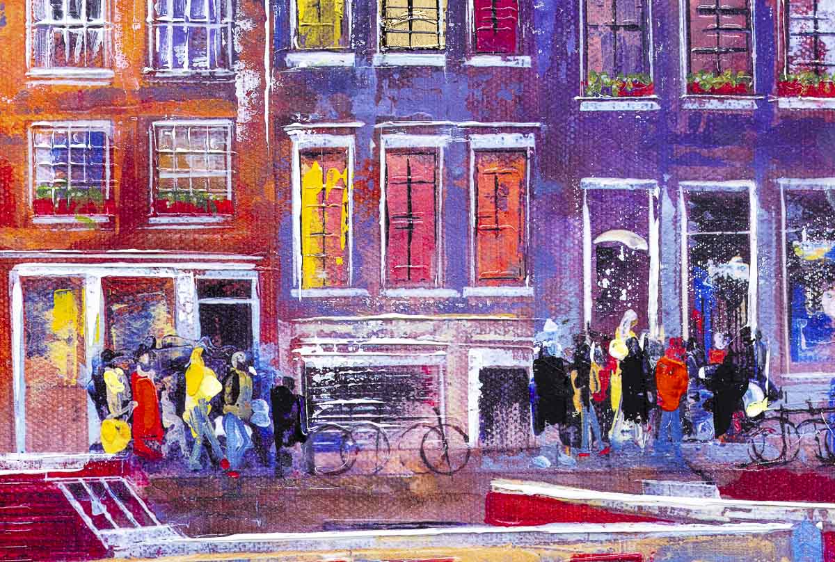 A Day in Amsterdam - Original - CHECK SIZE Veronika Benoni Original