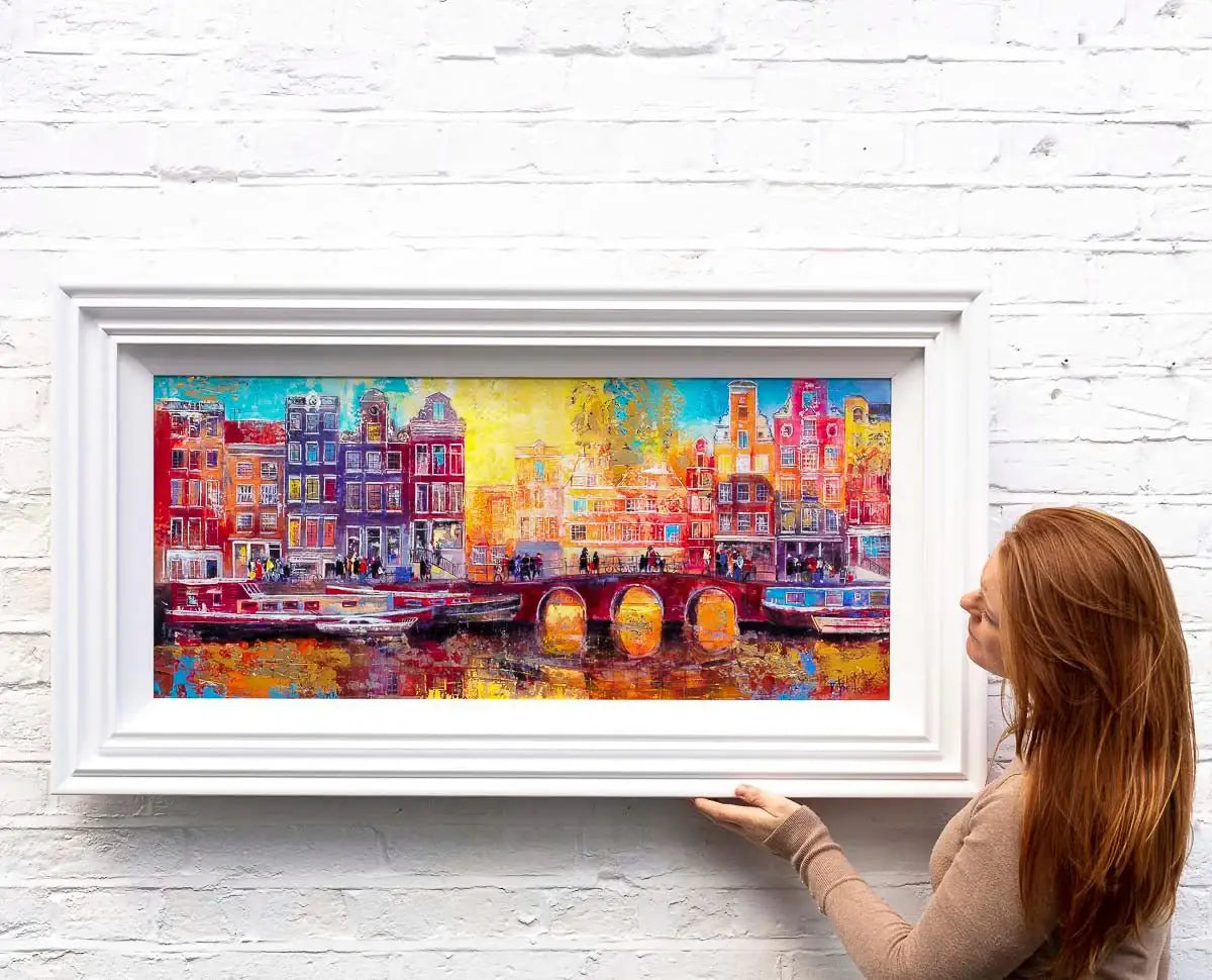 A Day in Amsterdam - Original - SOLD by artist Veronika Benoni - Wyecliffe Galleries