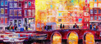 A Day in Amsterdam - Original - SOLD by artist Veronika Benoni - Wyecliffe Galleries