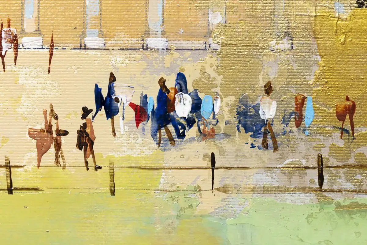 A Trip to the Pisa - Original by artist Veronika Benoni - Wyecliffe Galleries