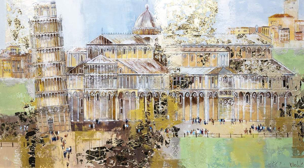 A Trip to the Pisa - Original by artist Veronika Benoni - Wyecliffe Galleries