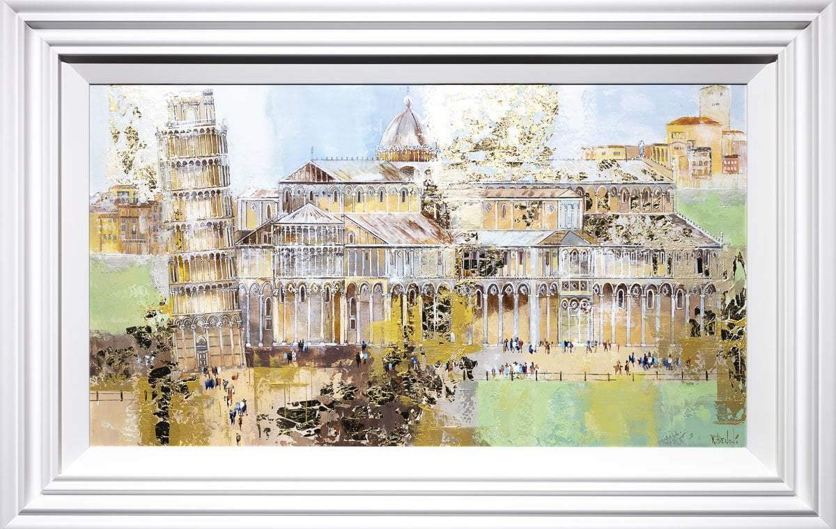 A Trip to the Pisa - Original by artist Veronika Benoni - Wyecliffe Galleries