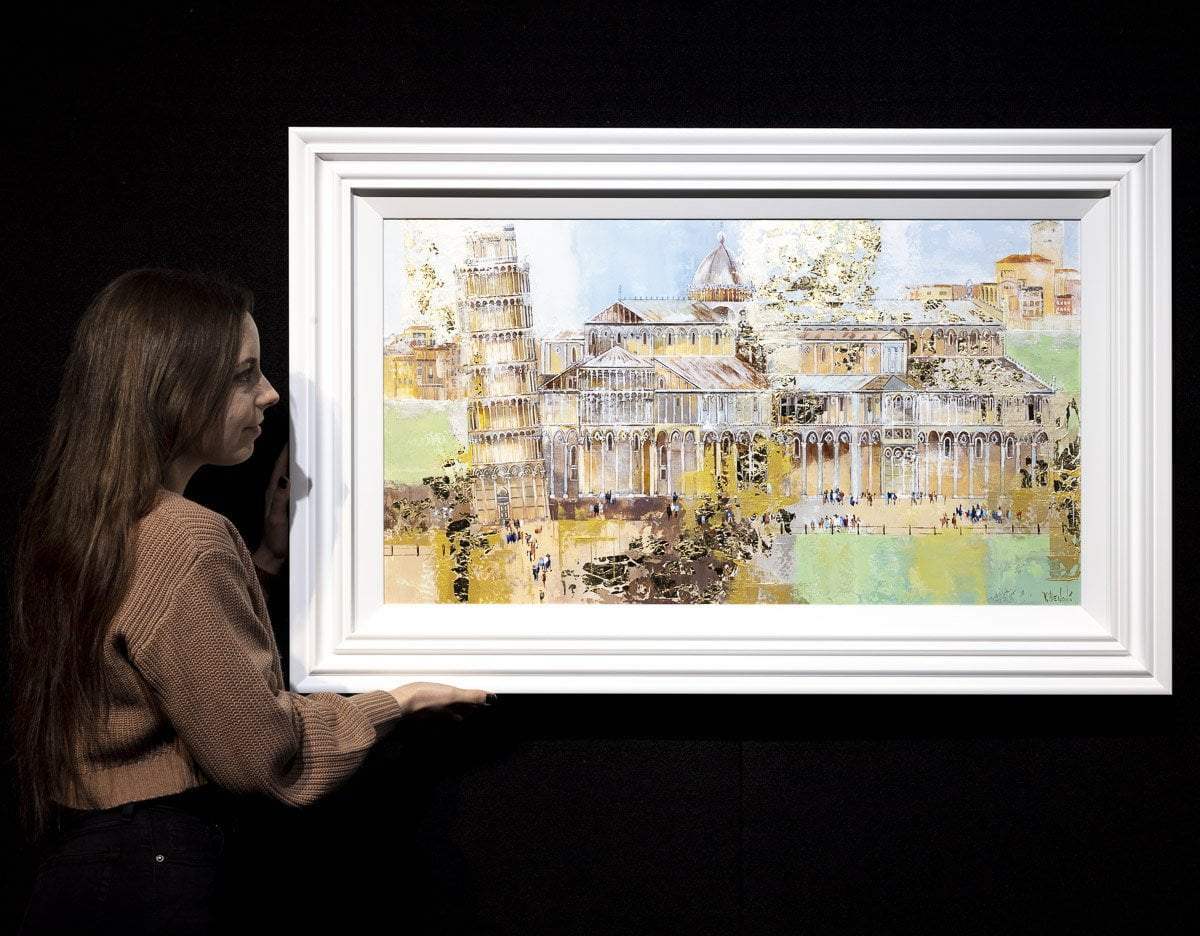 A Trip to the Pisa - Original by artist Veronika Benoni - Wyecliffe Galleries