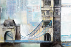 A View of Tower Bridge - Original - SOLD by artist Veronika Benoni - Wyecliffe Galleries