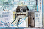 A View of Tower Bridge - Original - SOLD by artist Veronika Benoni - Wyecliffe Galleries