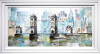 A View of Tower Bridge - Original - SOLD by artist Veronika Benoni - Wyecliffe Galleries