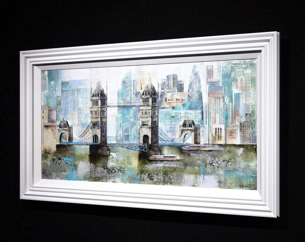 A View of Tower Bridge - Original - SOLD by artist Veronika Benoni - Wyecliffe Galleries