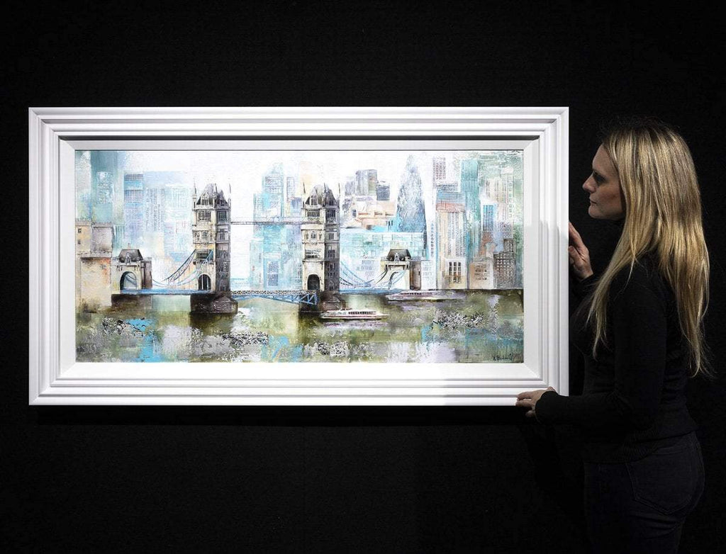 A View of Tower Bridge - Original - SOLD by artist Veronika Benoni - Wyecliffe Galleries