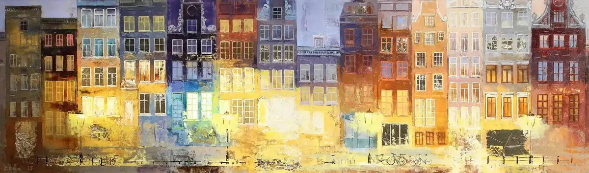 Amsterdam Evening - SOLD by artist Veronika Benoni - Wyecliffe Galleries