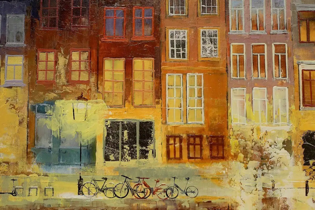 Amsterdam Evening - SOLD by artist Veronika Benoni - Wyecliffe Galleries