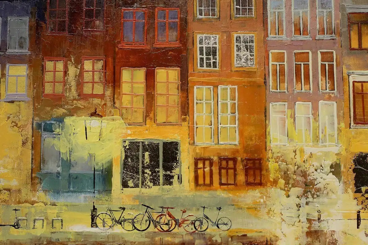 Amsterdam Evening - SOLD by artist Veronika Benoni - Wyecliffe Galleries