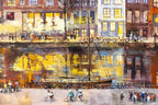 Amsterdam Evenings - Original - SOLD by artist Veronika Benoni - Wyecliffe Galleries