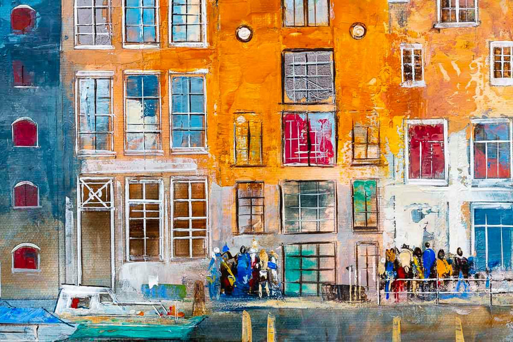Amsterdam Gables - Original - SOLD by artist Veronika Benoni - Wyecliffe Galleries