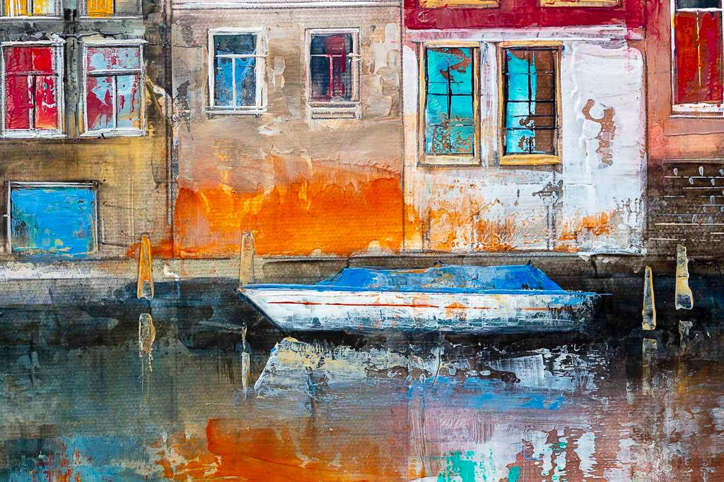 Amsterdam Gables - Original - SOLD by artist Veronika Benoni - Wyecliffe Galleries