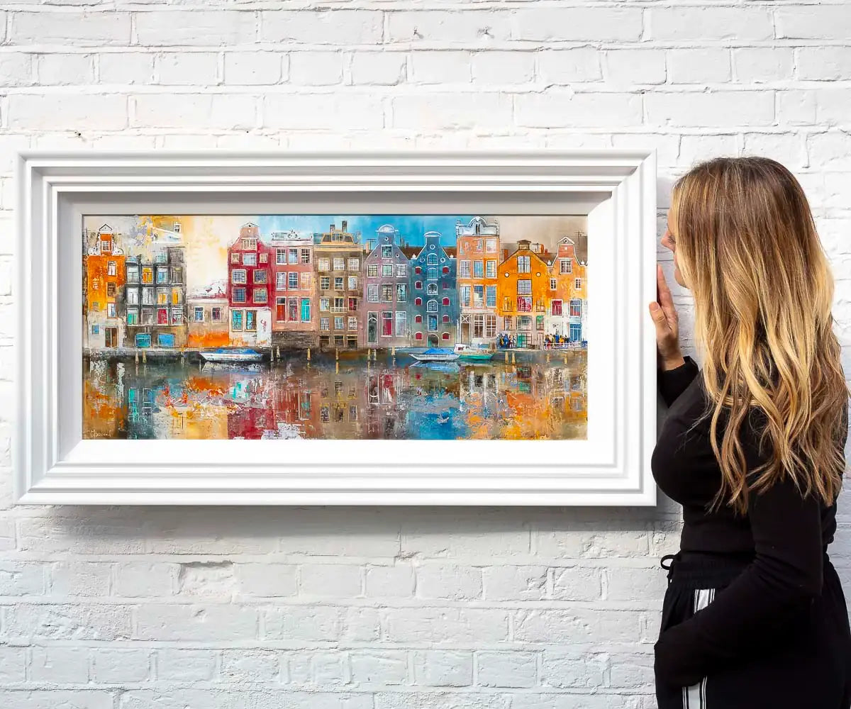 Amsterdam Gables - Original - SOLD by artist Veronika Benoni - Wyecliffe Galleries