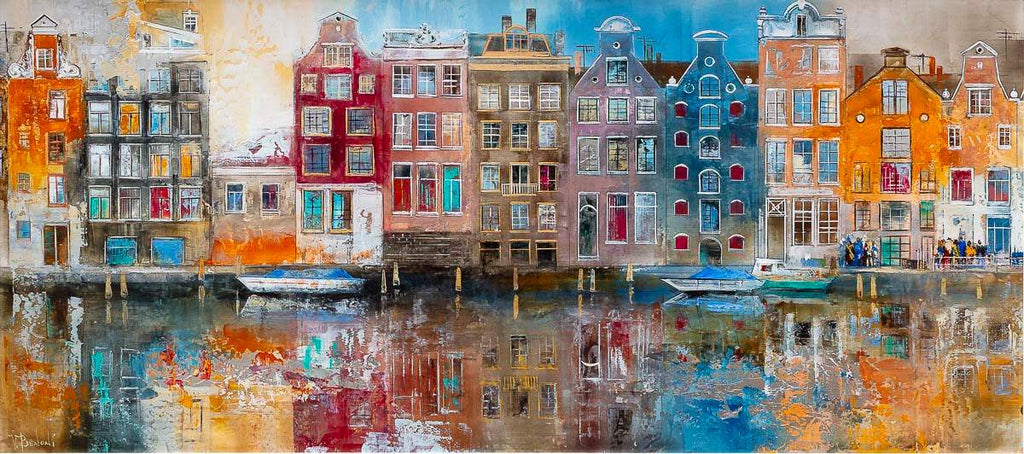 Amsterdam Gables - Original - SOLD by artist Veronika Benoni - Wyecliffe Galleries