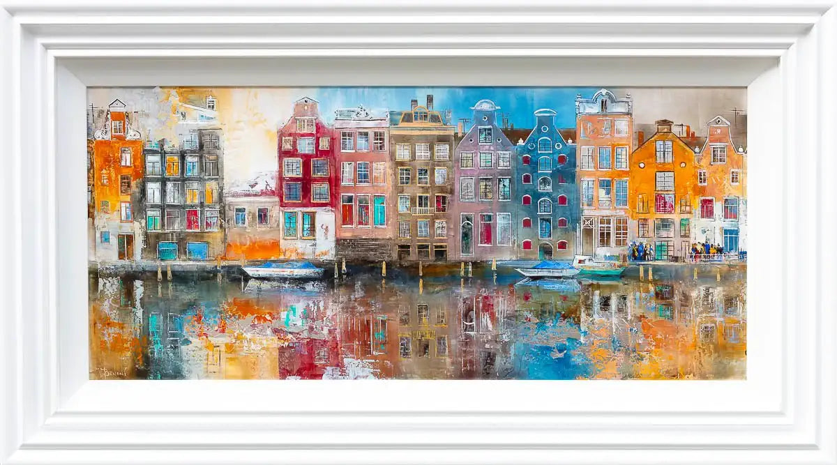 Amsterdam Gables - Original - SOLD by artist Veronika Benoni - Wyecliffe Galleries