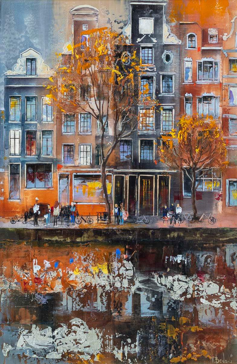 Amsterdam Glow - Original - SOLD by artist Veronika Benoni - Wyecliffe Galleries