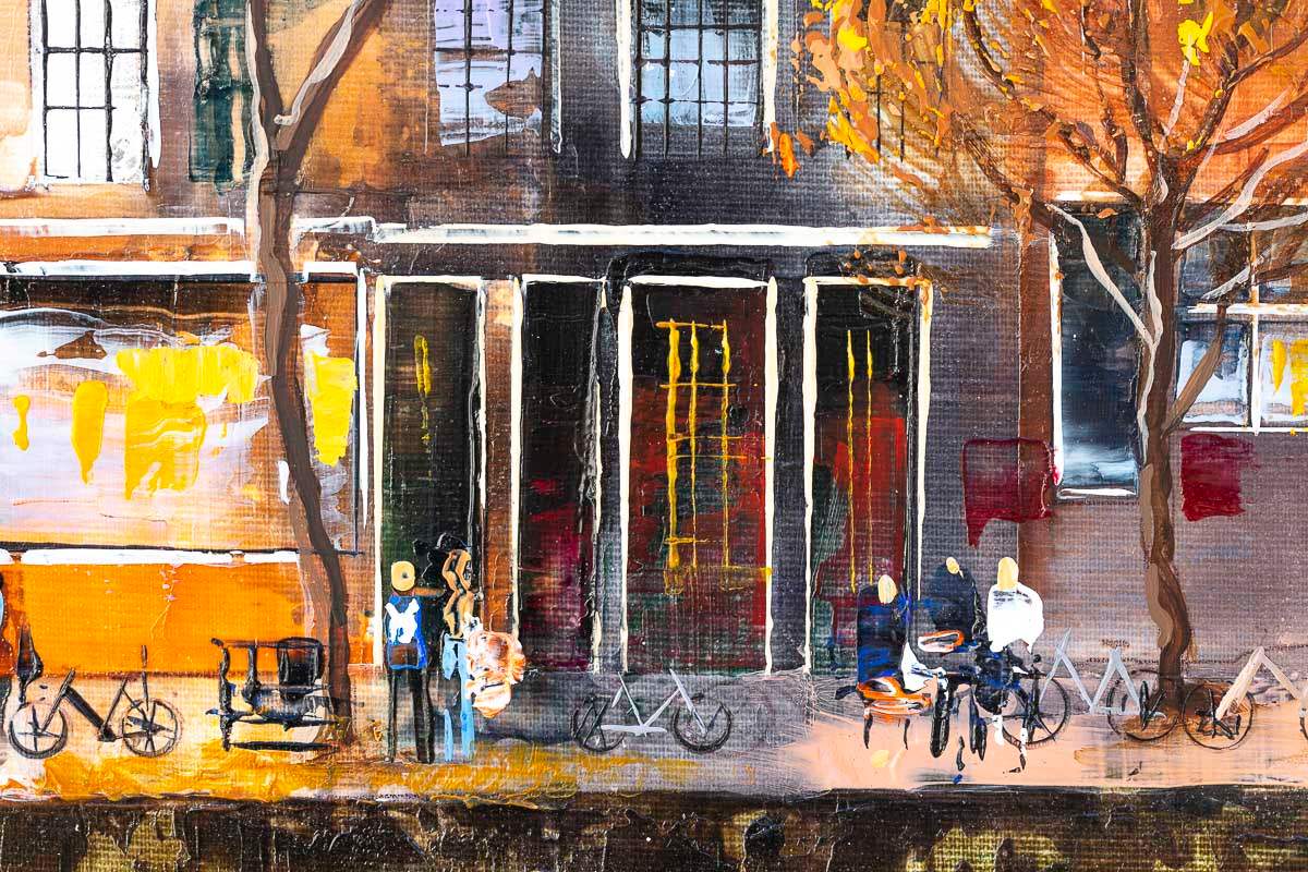 Amsterdam Glow - Original - SOLD by artist Veronika Benoni - Wyecliffe Galleries