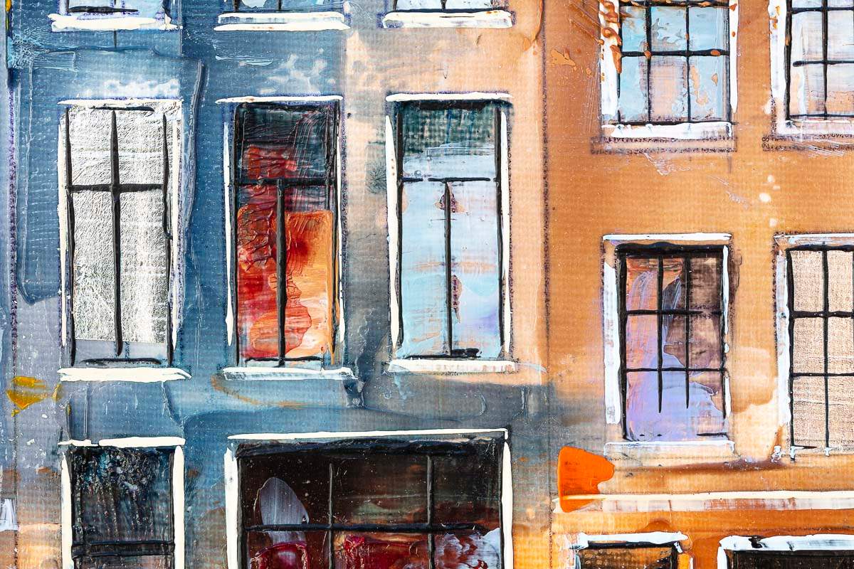Amsterdam Glow - Original - SOLD by artist Veronika Benoni - Wyecliffe Galleries
