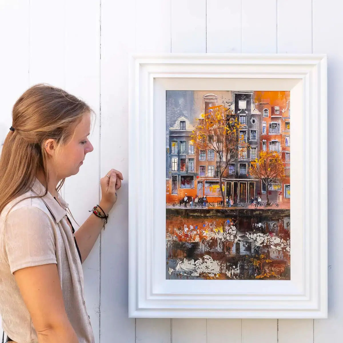 Amsterdam Glow - Original - SOLD by artist Veronika Benoni - Wyecliffe Galleries