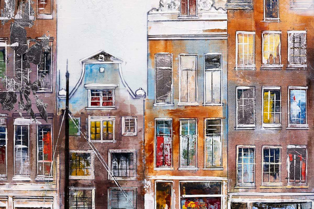 Amsterdam - Original - SOLD by artist Veronika Benoni - Wyecliffe Galleries