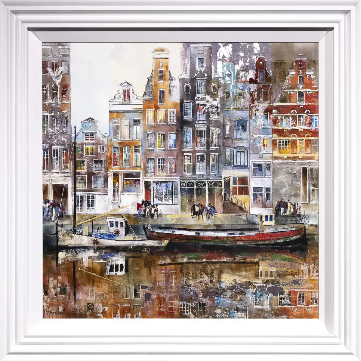 Amsterdam - Original - SOLD by artist Veronika Benoni - Wyecliffe Galleries