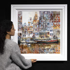 Amsterdam - Original - SOLD by artist Veronika Benoni - Wyecliffe Galleries