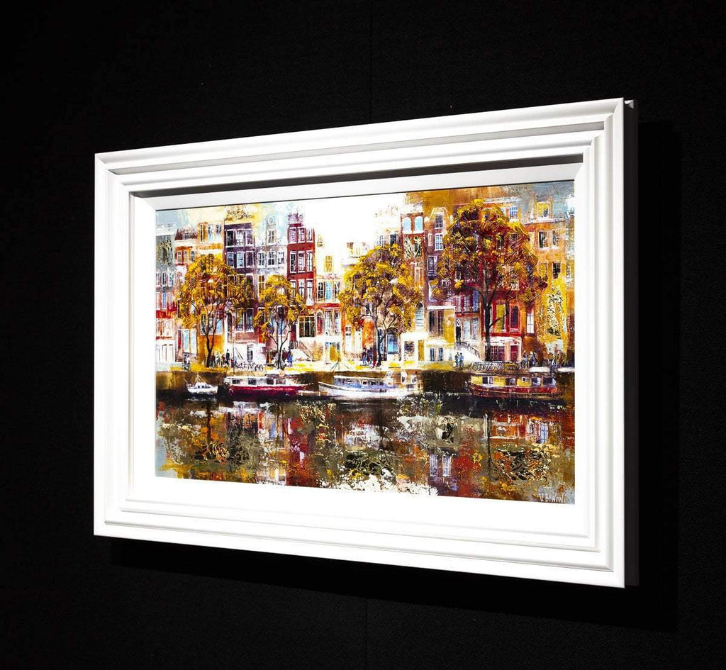 Amsterdam Reflections - Original - SOLD by artist Veronika Benoni - Wyecliffe Galleries