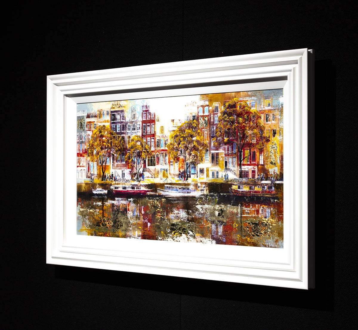 Amsterdam Reflections - Original - SOLD by artist Veronika Benoni - Wyecliffe Galleries