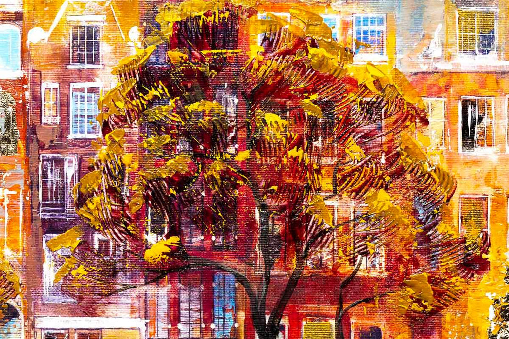 Amsterdam Reflections - Original - SOLD by artist Veronika Benoni - Wyecliffe Galleries