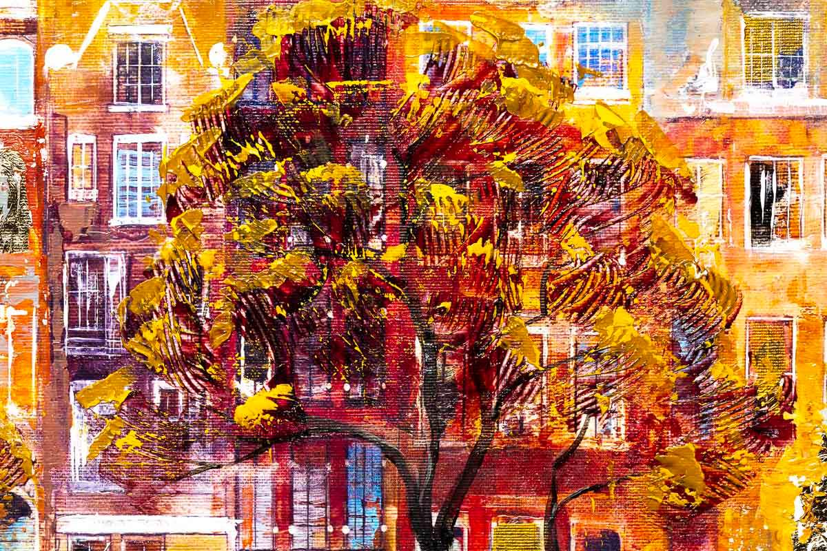 Amsterdam Reflections - Original - SOLD by artist Veronika Benoni - Wyecliffe Galleries