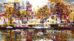 Amsterdam Reflections - Original - SOLD by artist Veronika Benoni - Wyecliffe Galleries