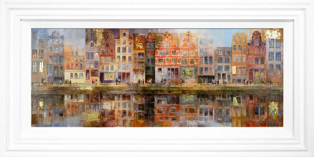 Amsterdam Sunrise - Original by artist Veronika Benoni - Wyecliffe Galleries