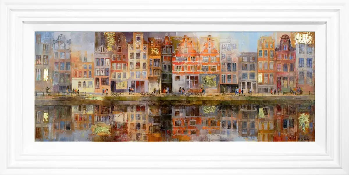 Amsterdam Sunrise - Original by artist Veronika Benoni - Wyecliffe Galleries