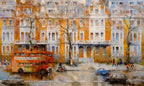 Autumnal London -SOLD by artist Veronika Benoni - Wyecliffe Galleries