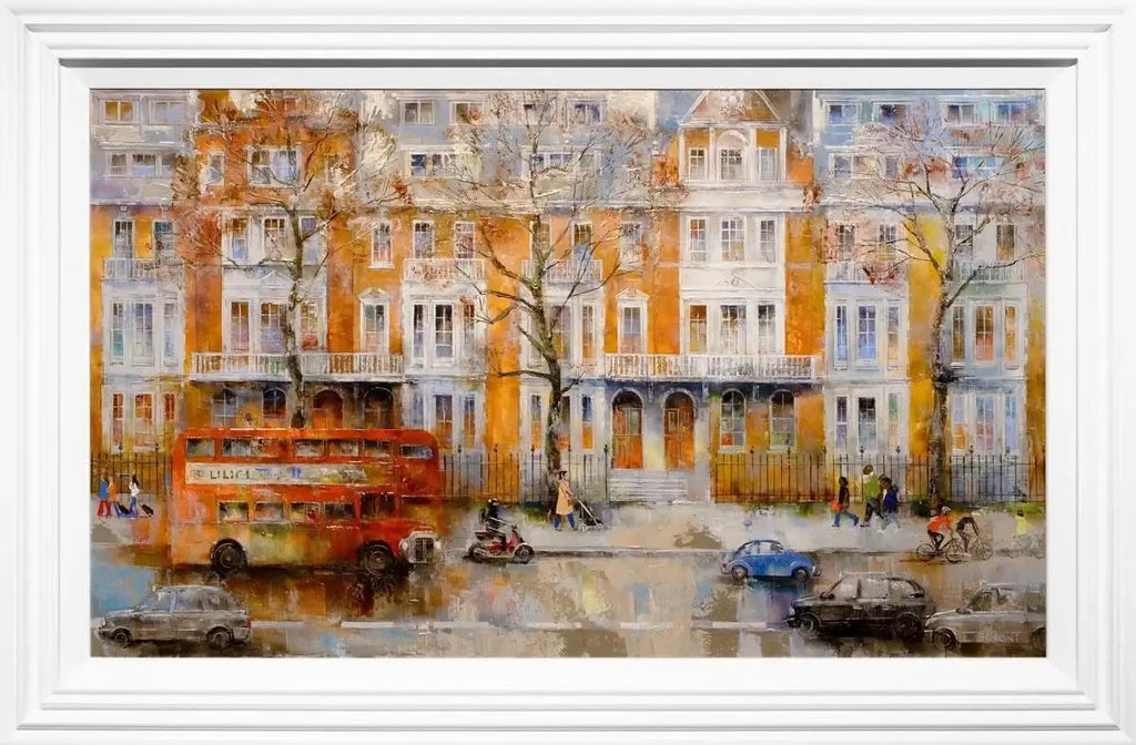 Autumnal London -SOLD by artist Veronika Benoni - Wyecliffe Galleries
