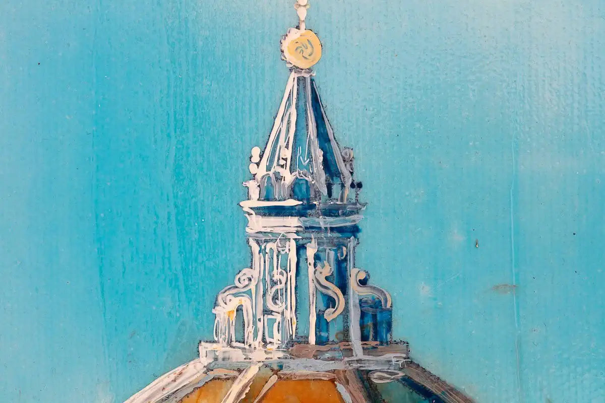 Blue Skies In Florence - Original by artist Veronika Benoni - Wyecliffe Galleries