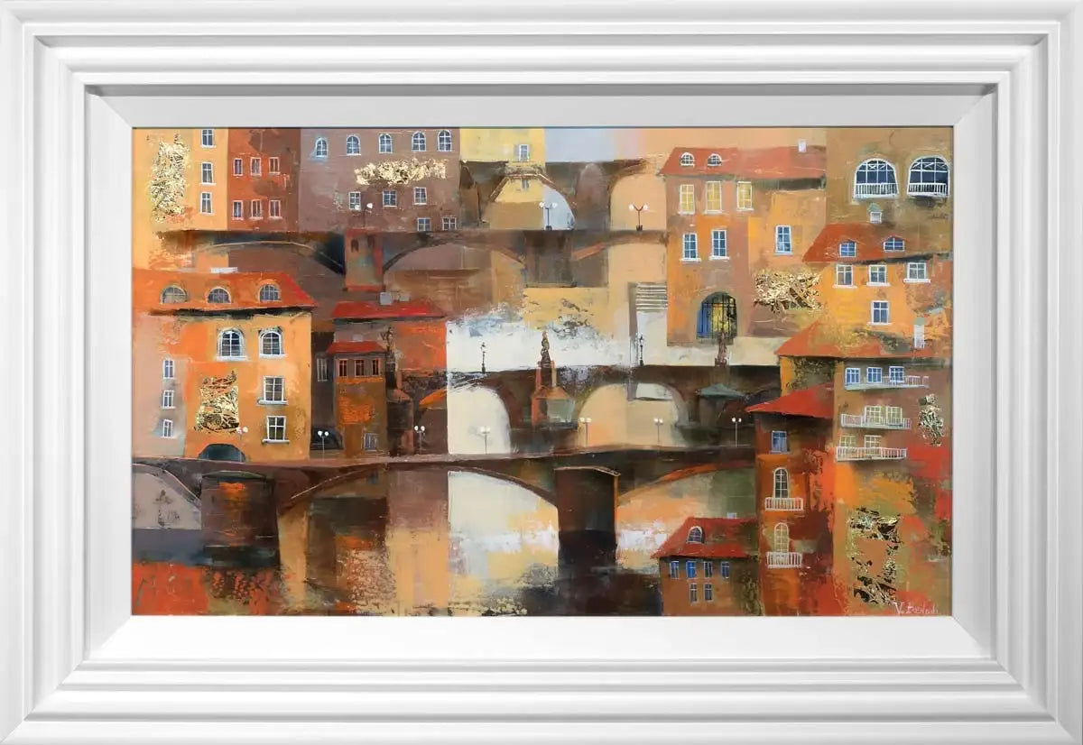 Bridges II - SOLD by artist Veronika Benoni - Wyecliffe Galleries