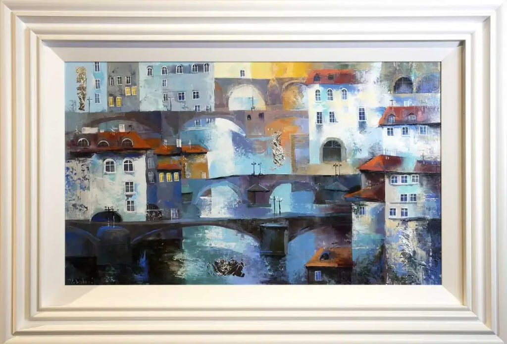 Bridges - SOLD by artist Veronika Benoni - Wyecliffe Galleries