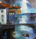 Bridges - SOLD by artist Veronika Benoni - Wyecliffe Galleries
