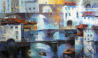 Bridges - SOLD by artist Veronika Benoni - Wyecliffe Galleries