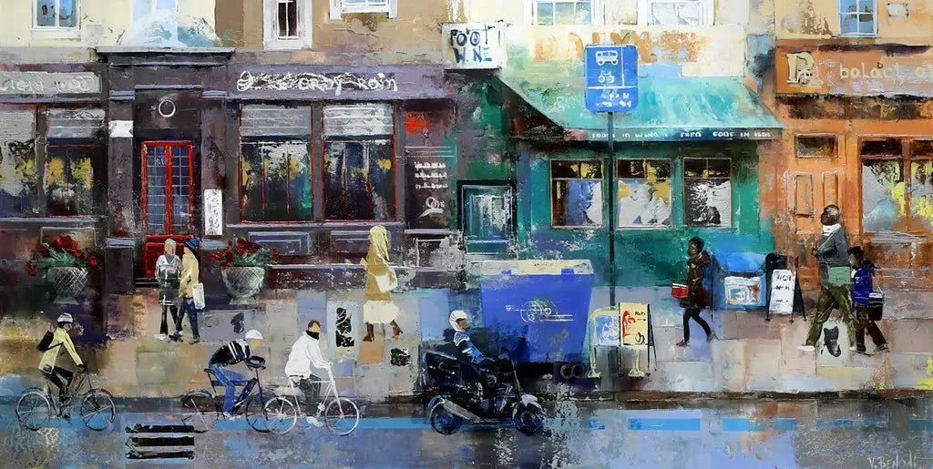 Brixton At The Street - SOLD by artist Veronika Benoni - Wyecliffe Galleries