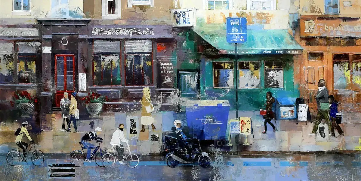 Brixton At The Street - SOLD by artist Veronika Benoni - Wyecliffe Galleries