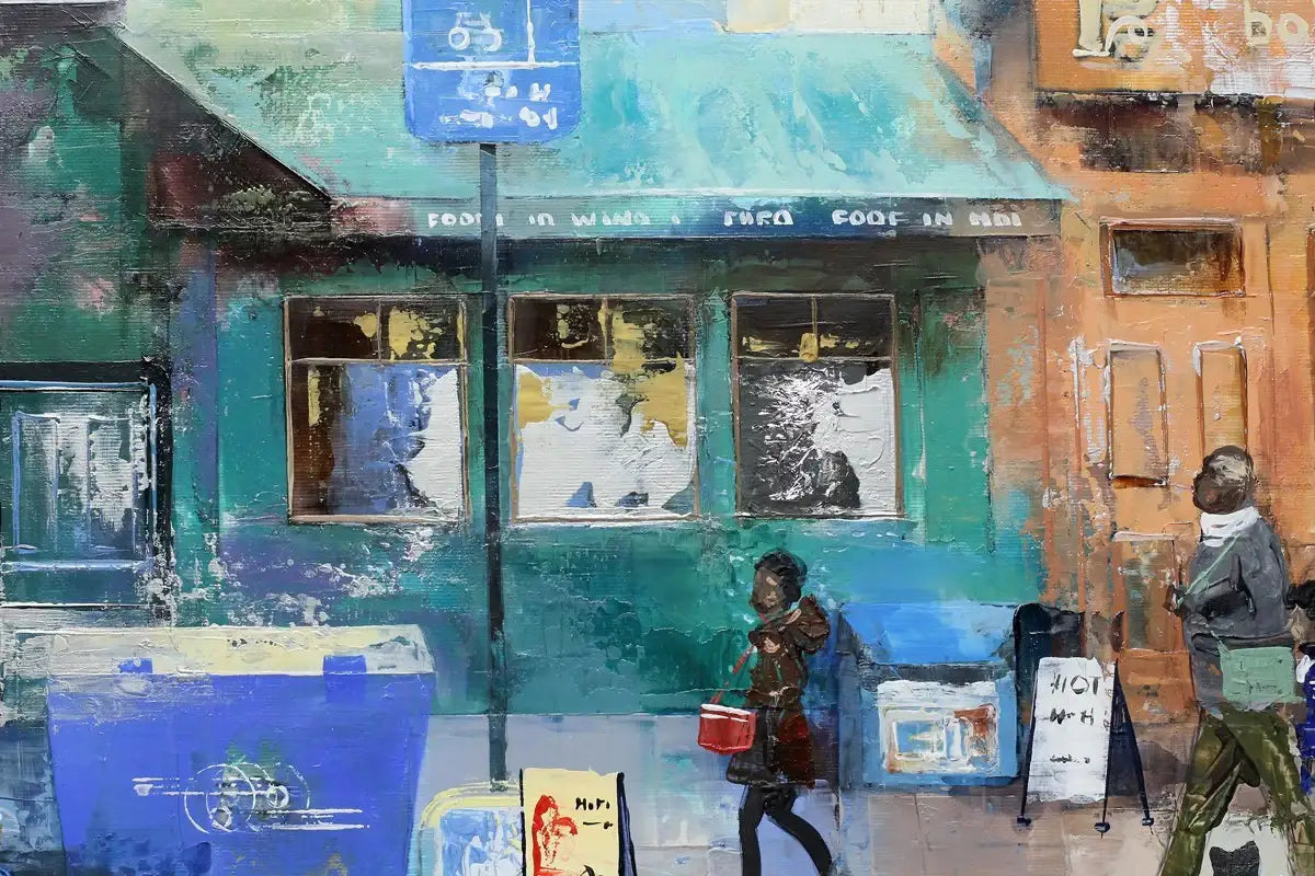 Brixton At The Street - SOLD by artist Veronika Benoni - Wyecliffe Galleries
