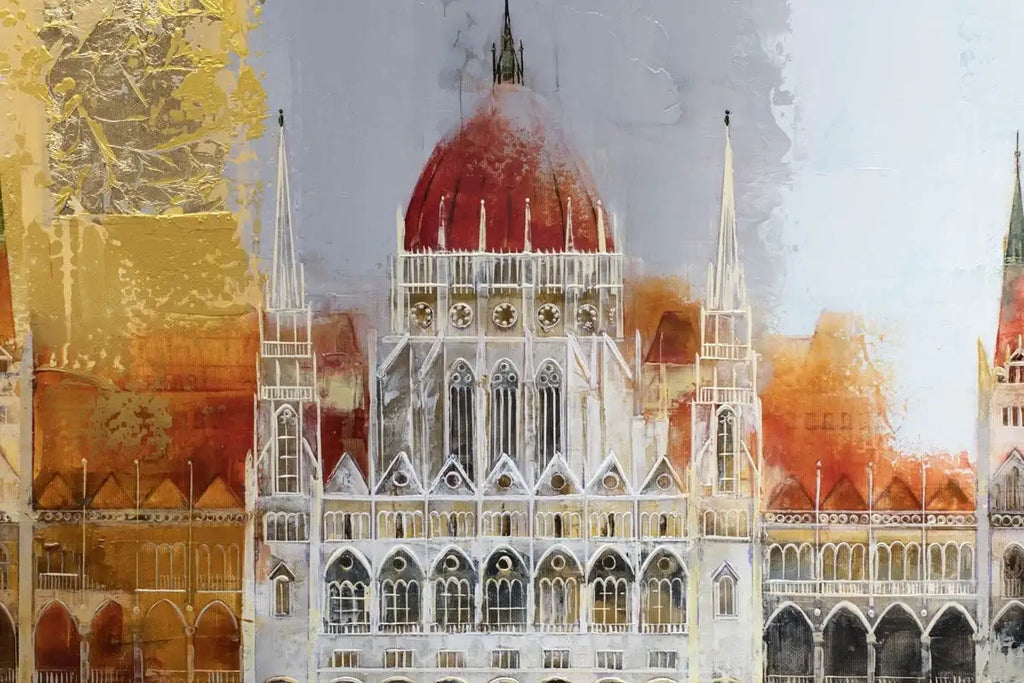 Budapest Parliament - Original - SOLD by artist Veronika Benoni - Wyecliffe Galleries